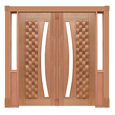 Portal-Pivotante-055-Couro-para-Vidro-em-Arco